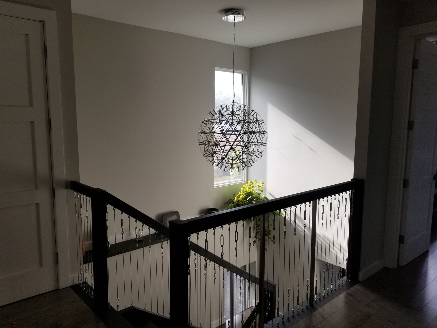 75 Murrie Street, Cable-rail stair and upper hall